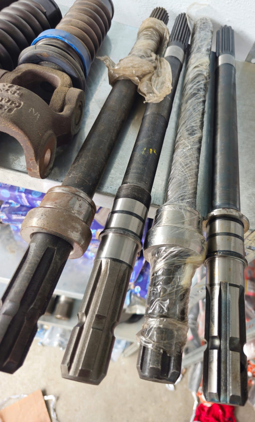 Tractor axle shafts